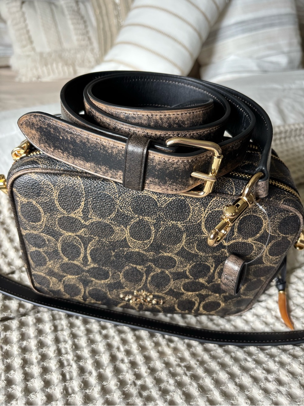 Coach Carey Crosbody - loved signature canvas